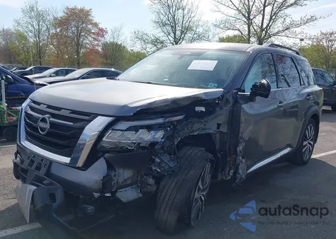 2022 Nissan Pathfinder Platinum 4Wd из США, поврежденный, VIN 5N1DR3DK8NC209248